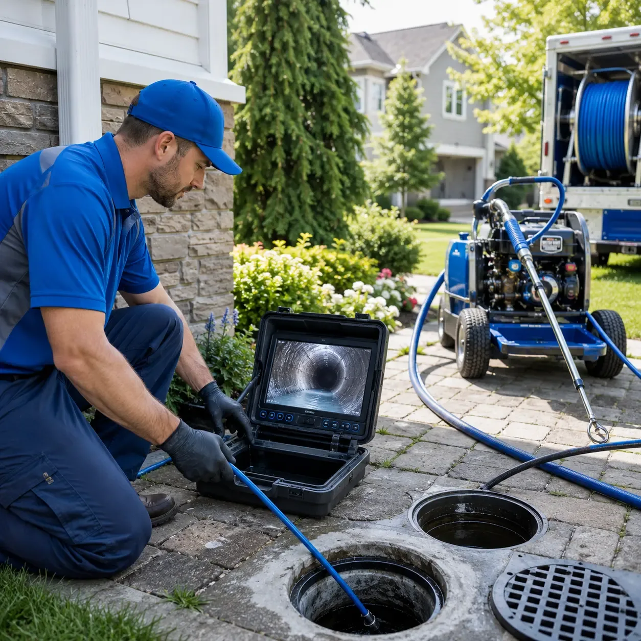 Outdoor drain cleaning professionals serving Hemlock, MI